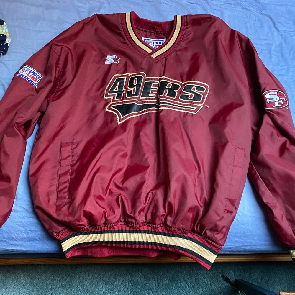 30ish-Year-Old Men’s 49ers Windbreaker